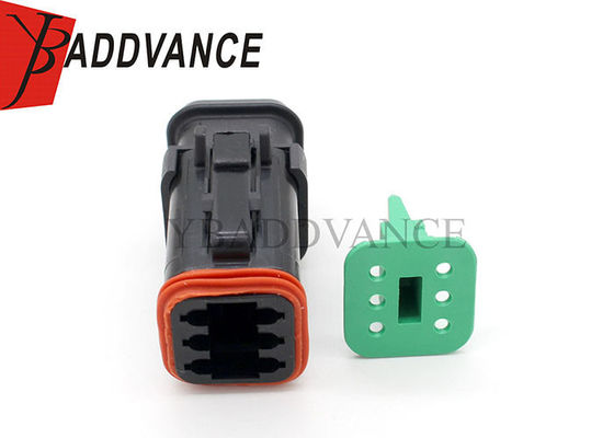 DT06-6S-EP11 Deutsch TE Connectivity 6 Socket Plug With Shrink Boot Adapter