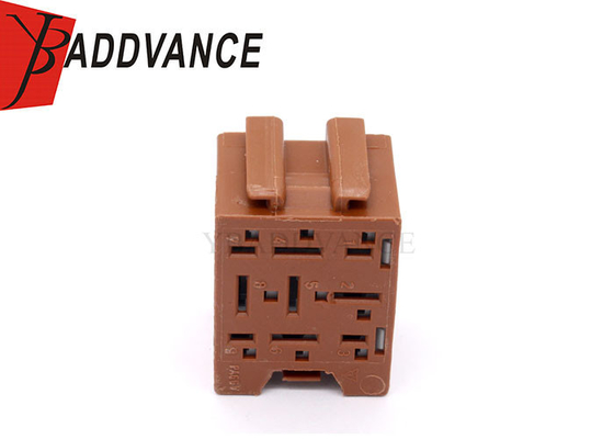 Factory Customization Brown Color 9 Pin Automotive Relay Connector With Terminals