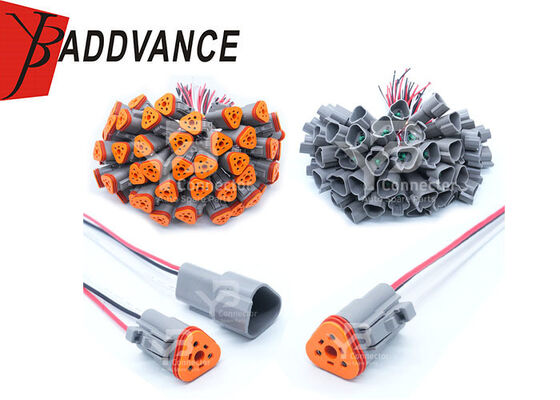 Automotive Electrical DT06-3S DT04-3P Deutsch DT Series Female Male 3 Pin Connector Pigtails Waterproof