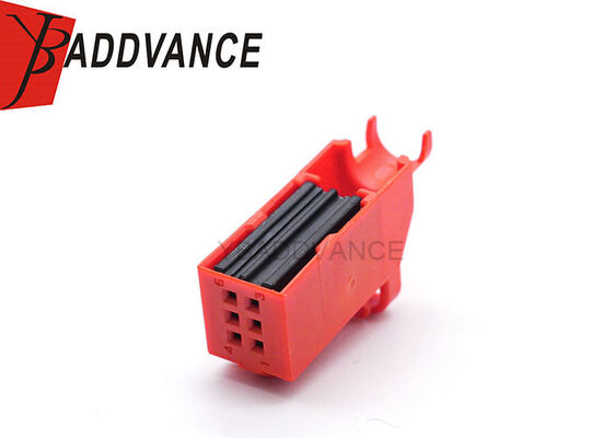 4D0971636B 1-1534121 3-1534120-1 6 Pin Female PBT TE Connectivity AMP Wire to Wire Connector