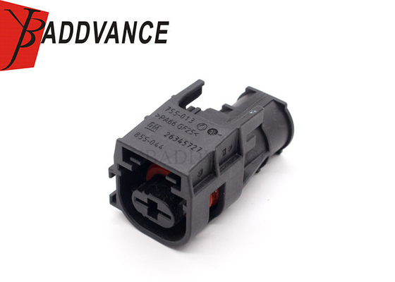 PA66 GF25 Waterproof 1 Pin Wire Harness Electric Connector 26345727 For GM