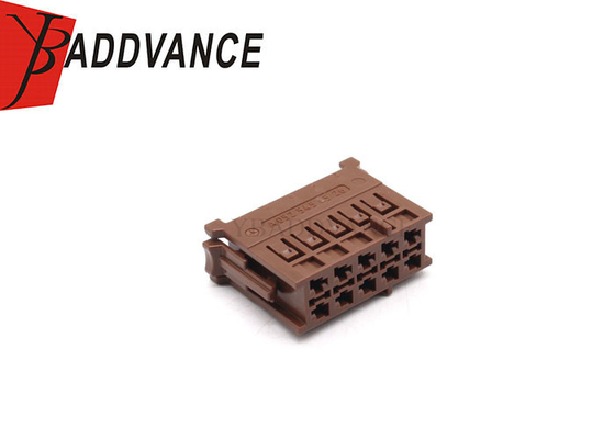 A0525456526 705-489 Automotive Brown 10 Pin Female Terminal Connector For Mercedes Benz