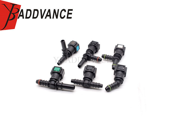 7.89 ID6 Car Hose Pipe Nylon Tee Fitting Connect Quick Release Fuel Line Connectors