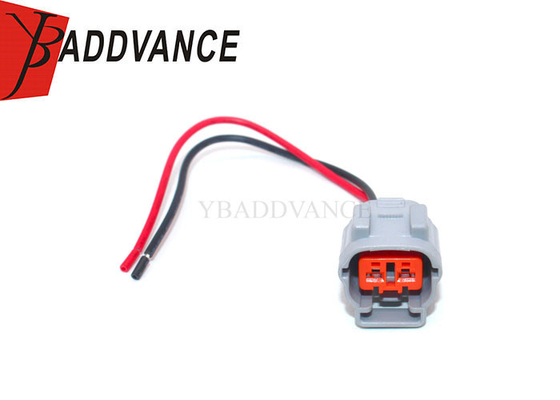 6195-0003 Female 2 Pin Knock Sensor Industrial Electrical Wire Harness For Mazda CX3