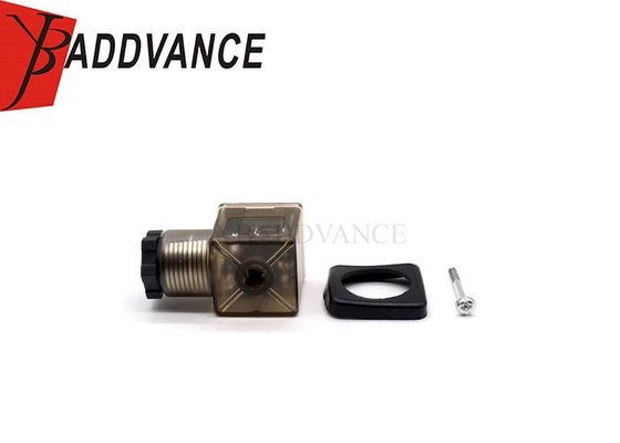 High quality DIN 43650A Solenoid Valve Coil Connector With LED Indicator Light