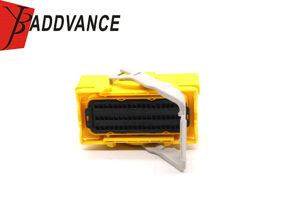 2-2098922-3 Tyco PA66 TE Connectivity Female 54 Pin Yellow Auto Wiring Connectors For Car