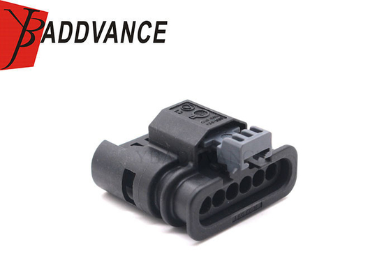 806-524 6 Pin Female Hirschmann 1.2mm(050) Black PA66 GF35 Auto Electrical Connectors