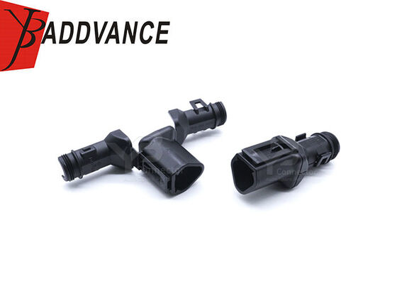 1011-235-0405 2-12 Pin Male DT Connector Tail Clip Set with Corrugated Pipe Fixed Harness Clip Protective Sheath