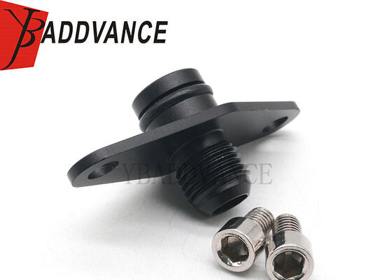 FRF6AN-LC Fuel Rail Fitting Oil Drain Flange Fit Evo 7 8 9 DSM 3S BMW S1000RR M1000RR