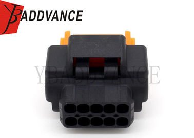 Sealed Automotive Pin Connectors Adapter Female 10 Hole Black Color