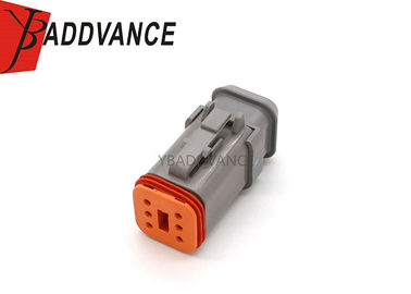 DT06-6S-E003 Deutsch Automotive Connectors 6 Pin DT Series Female Connector With Wedgelock And Long Cap