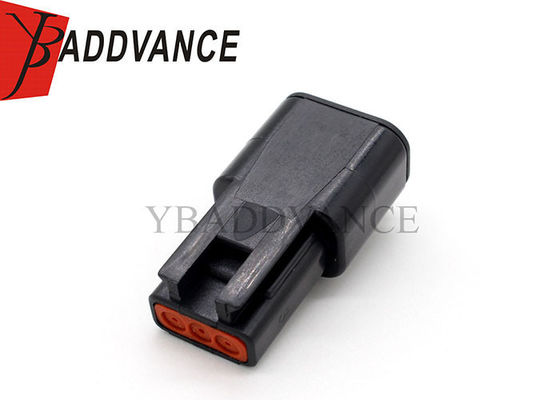 DTM04-3P-E004 Deutsch Automotive Connectors 3 Pin Receptacle Black Color