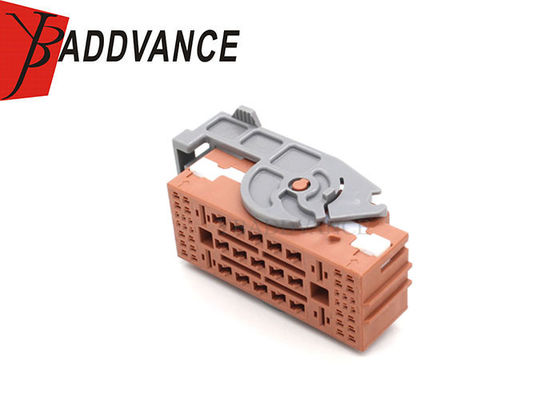  51 Pin Female Electrical Connector Sealed Brown