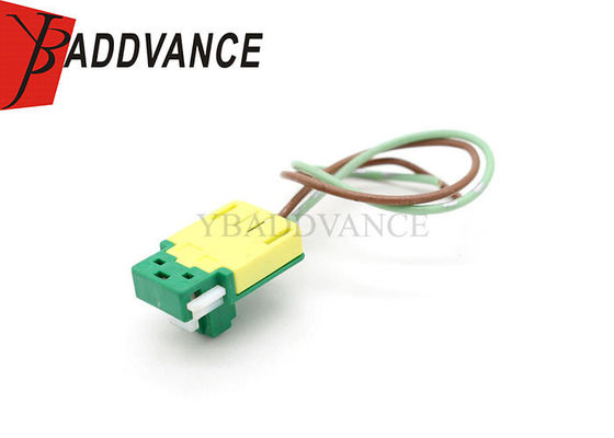 2 Pin Blue And Yellow Airbag Connector Housing With Wire Accept OEM