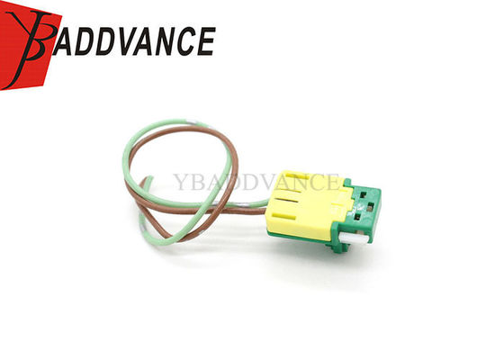 2 Pin Blue And Yellow Airbag Connector Housing With Wire Accept OEM