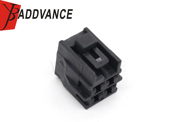 4 Pin Black Female Automotive Electrical Connectors With Terminals