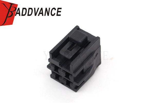 4 Pin Black Female Automotive Electrical Connectors With Terminals