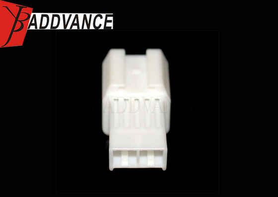 2 Pin White Male Unsealed Electric Automotive Connector For Multifunctional Cars