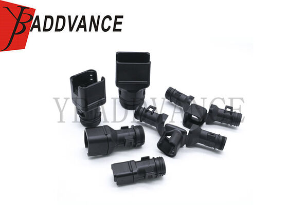 1011-227-0205 Deutsche DT Serie Conector recto negro con cubierta para 2 3 4 6 8 12 conector femenino