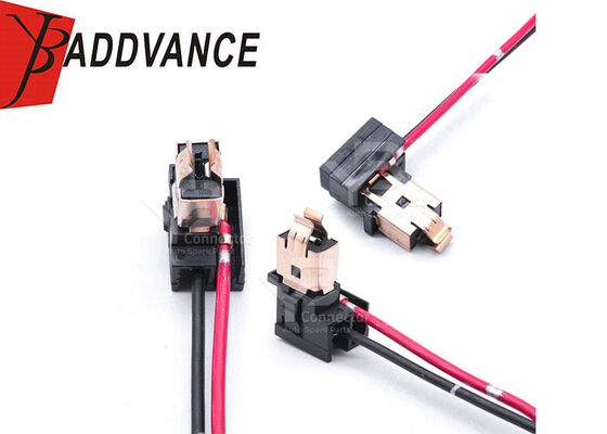 H1 H3 núcleo de cobre Bakelita de la bombilla de automóvil enchufe de conexión torcida 2 pines Accesorios de cableado