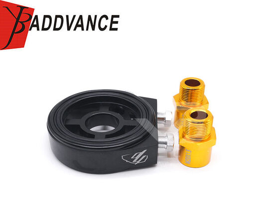 Adaptador universal de placa sándwich para enfriador de aceite M20x1.5 3/4-16 UNF 10AN para Mitsubishi EVO